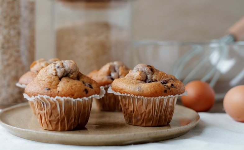 muffin con farina alla cannabis