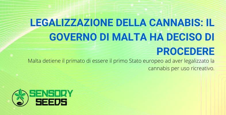 La legalizzazione della cannabis a Malta