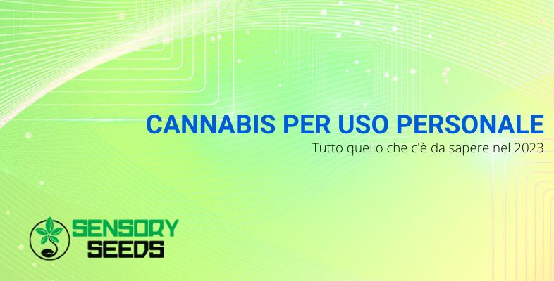 Cannabis per uso personale | Sensoryseeds