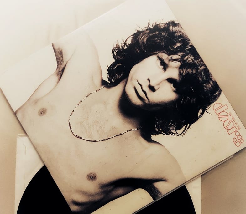 Copertina di vinile con Jim Morrison | Sensoryseeds