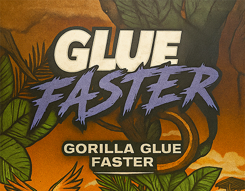 Logo ufficiale gorilla glue faster