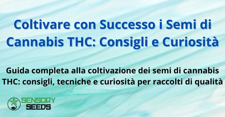 Coltivare con Successo i Semi di Cannabis THC